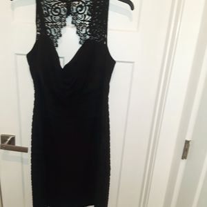 Plus Black Bandage Dress